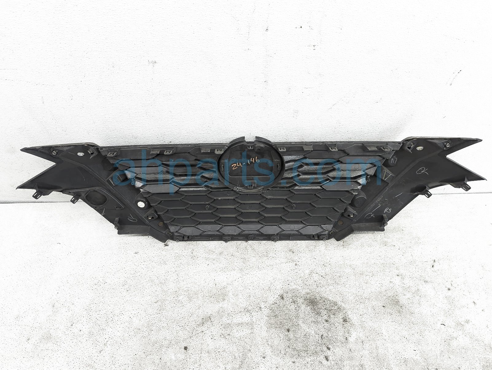 LABLT Black/Chrome Honeycomb Front Bumper Upper Grille – For 2020-2021 Nissan Sentra, Direct Fit