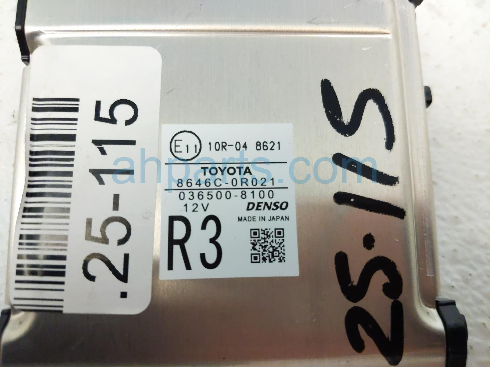 2018 Toyota Rav 4 Windshield Lane Departure Camera 8646C-0R021,