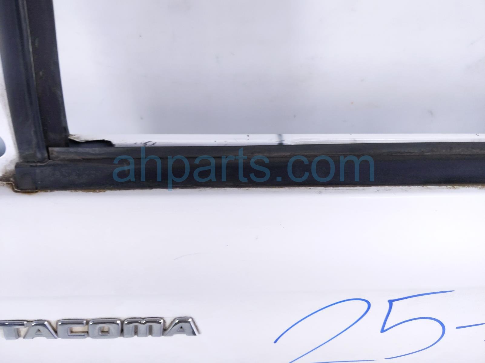 Sold 2003 Toyota Tacoma Front Driver Door - White - Shell Only