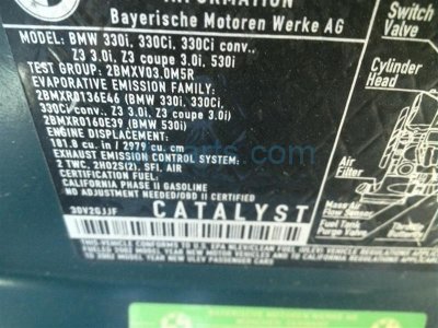 2002 BMW 330i Replacement Parts