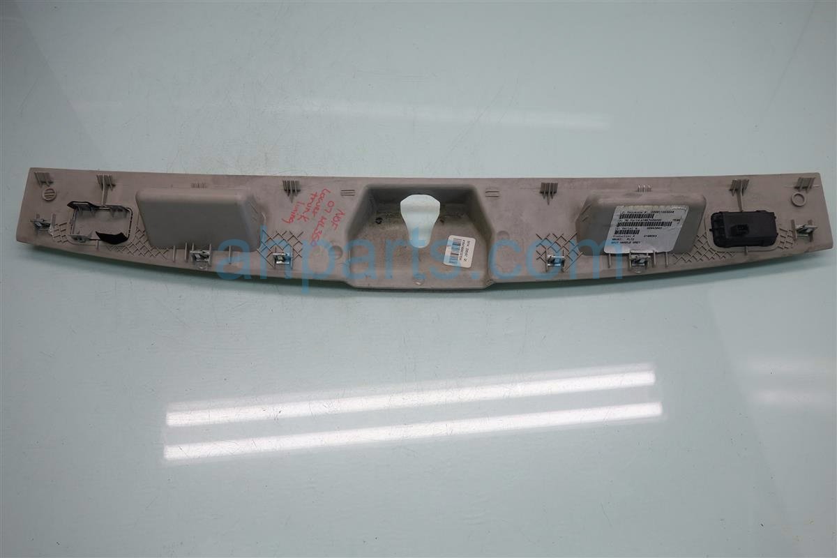 2007 Mercedes Ml350 Trunk Tailgate Trim Lining Tan