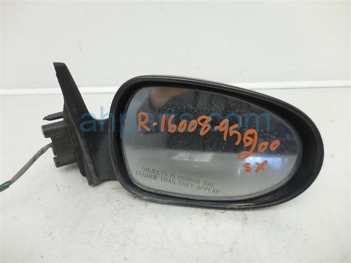 $30 Nissan RH Side View Mirror - Black - Power