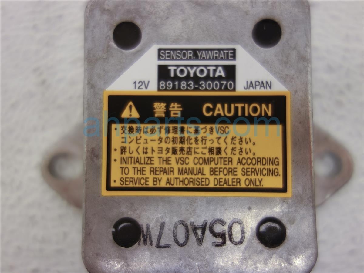 2006 Lexus GS300 Yaw Rate Sensor 8918330070 8918330070 OEM 