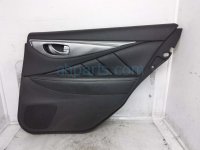$75 Infiniti RR/RH INTERIOR DOOR PANEL - BLACK