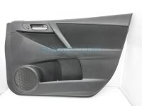 $90 Mazda FR/RH INTERIOR DOOR PANEL - BLACK