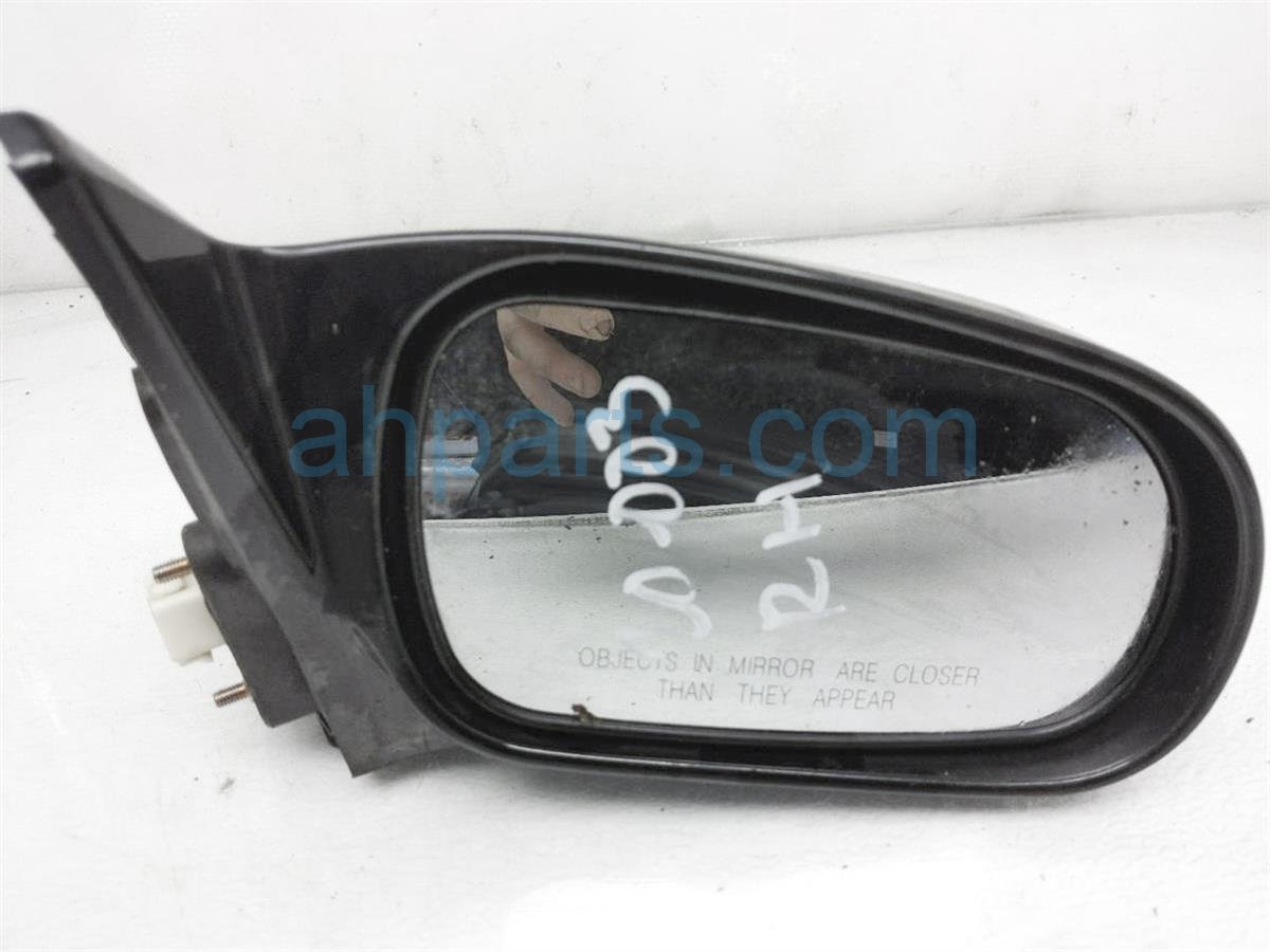 $45 Honda RH SIDE VIEW MIRROR -BLACK -SCRATCHS