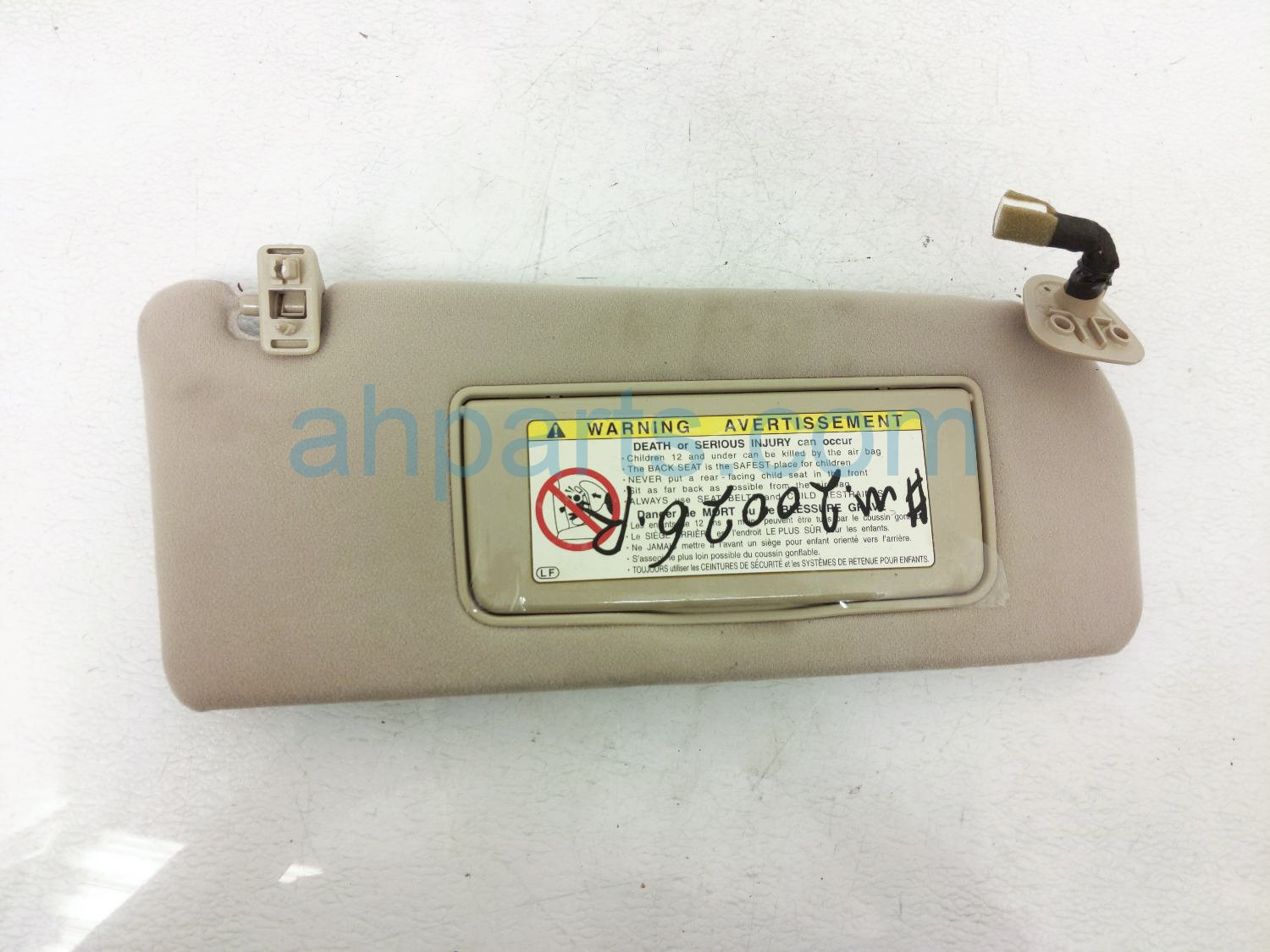 $30 Lexus RH SUN VISOR - TAN $30 Lexus RH SUN VISOR - TAN