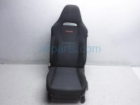 $185 Subaru FR/LH SEAT - BLACK CLOTH - W/ AIRBAG
