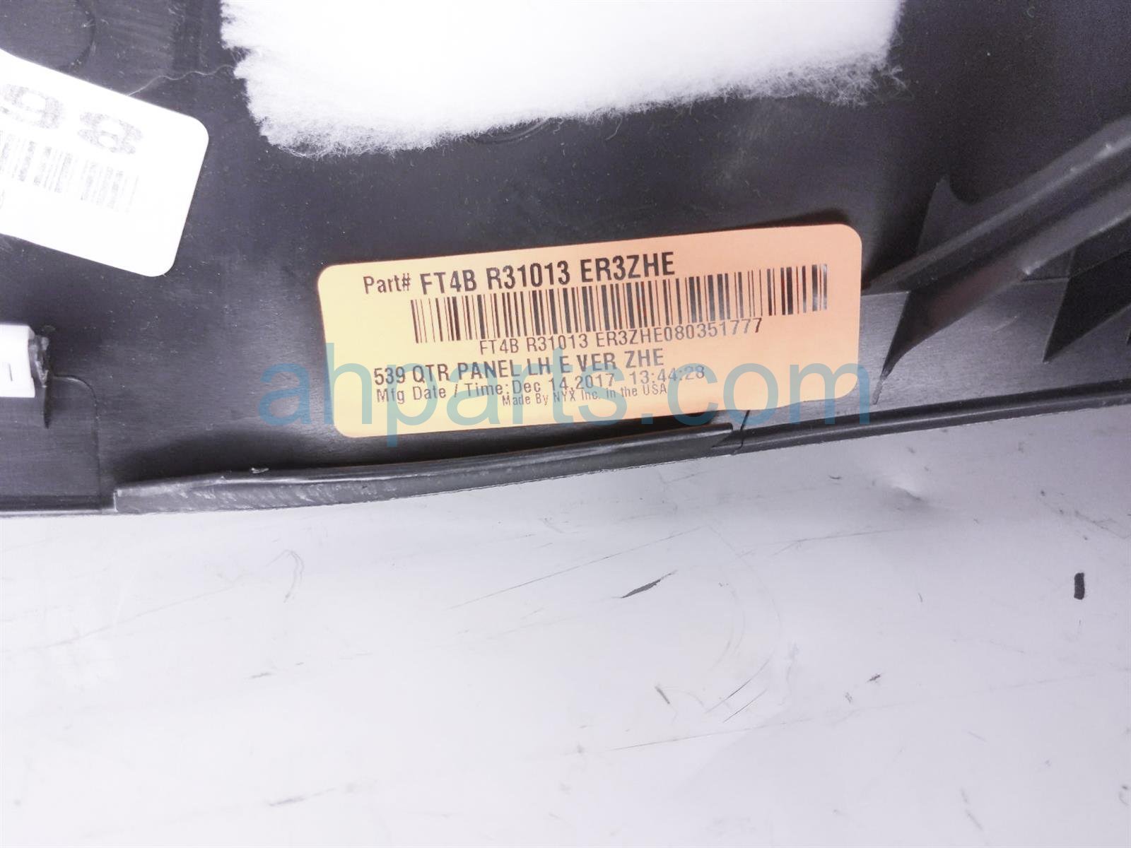 Sold 2018 Ford Edge Driver Quarter Trim Panel - Black FT4Z