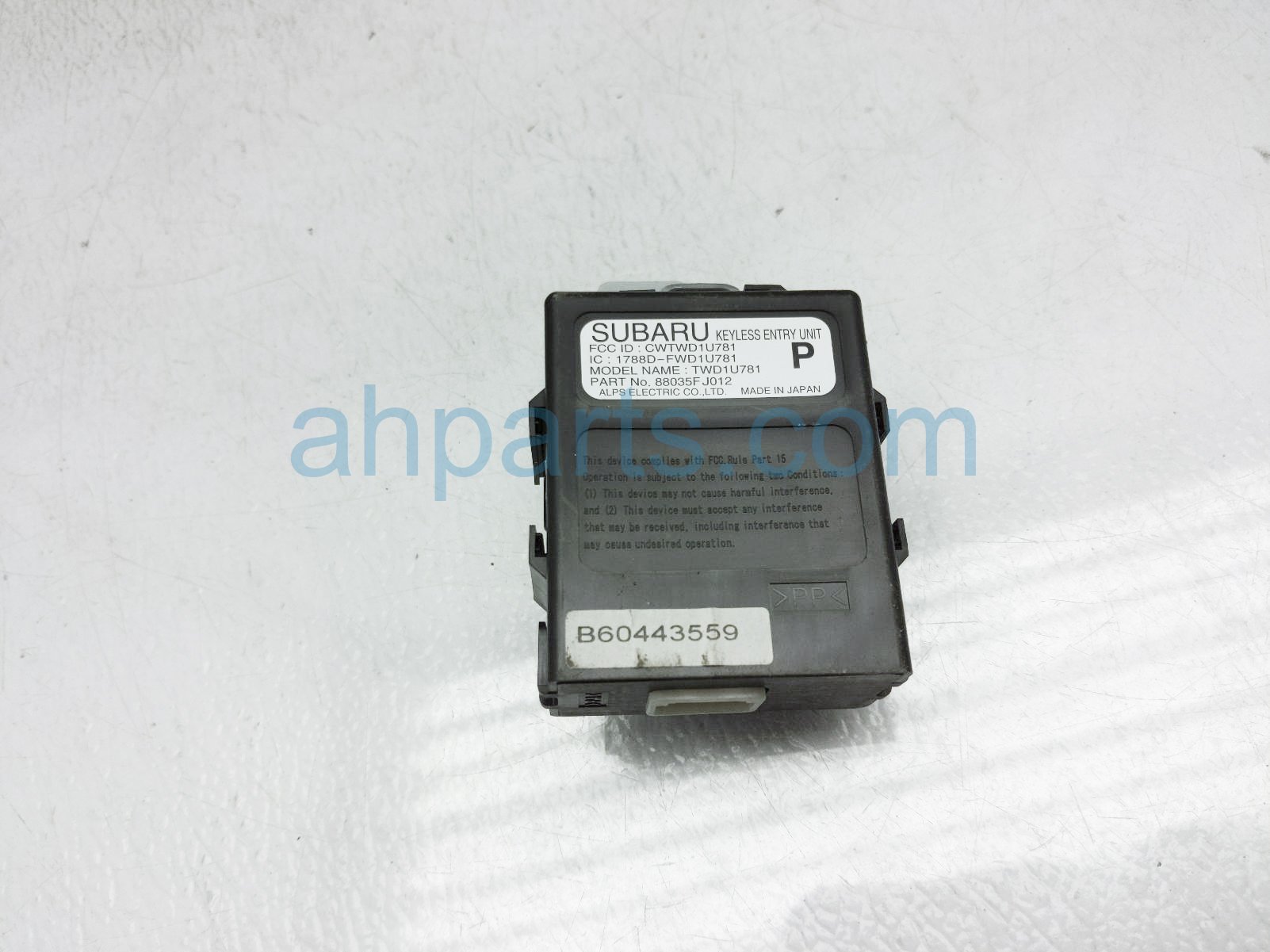 $29 Subaru KEYLESS ENTRY UNIT $29 Subaru KEYLESS ENTRY UNIT