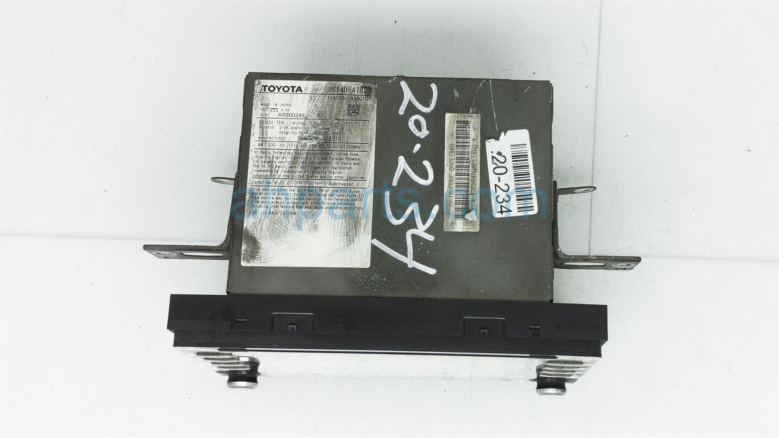 $145 Toyota RADIO RECEIVER W/ SCREEN ASSY $145 Toyota RADIO RECEIVER W/ SCREEN ASSY