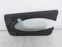 $50 BMW FR/RH INTERIOR DOOR PANEL - BLACK