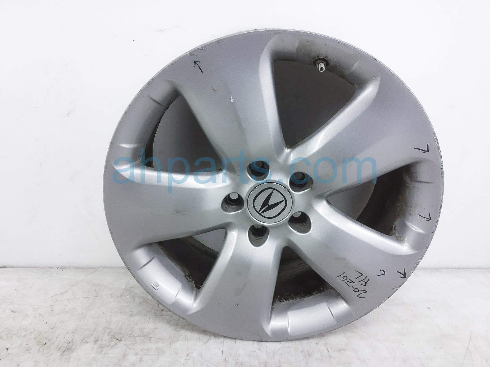 $90 Acura FR/LH WHEEL / RIM - CURB RASH $90 Acura FR/LH WHEEL / RIM - CURB RASH