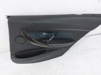 $75 BMW RR/RH INTERIOR DOOR PANEL - BLACK