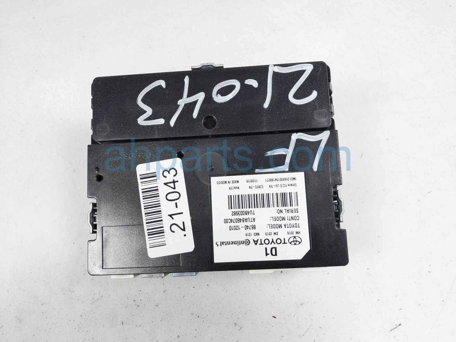 $20 Toyota TELEMATICS TRANSCEIVER CONTROL UNIT