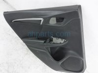 $75 Honda RR/LH DOOR INTERIOR PANEL - BLACK
