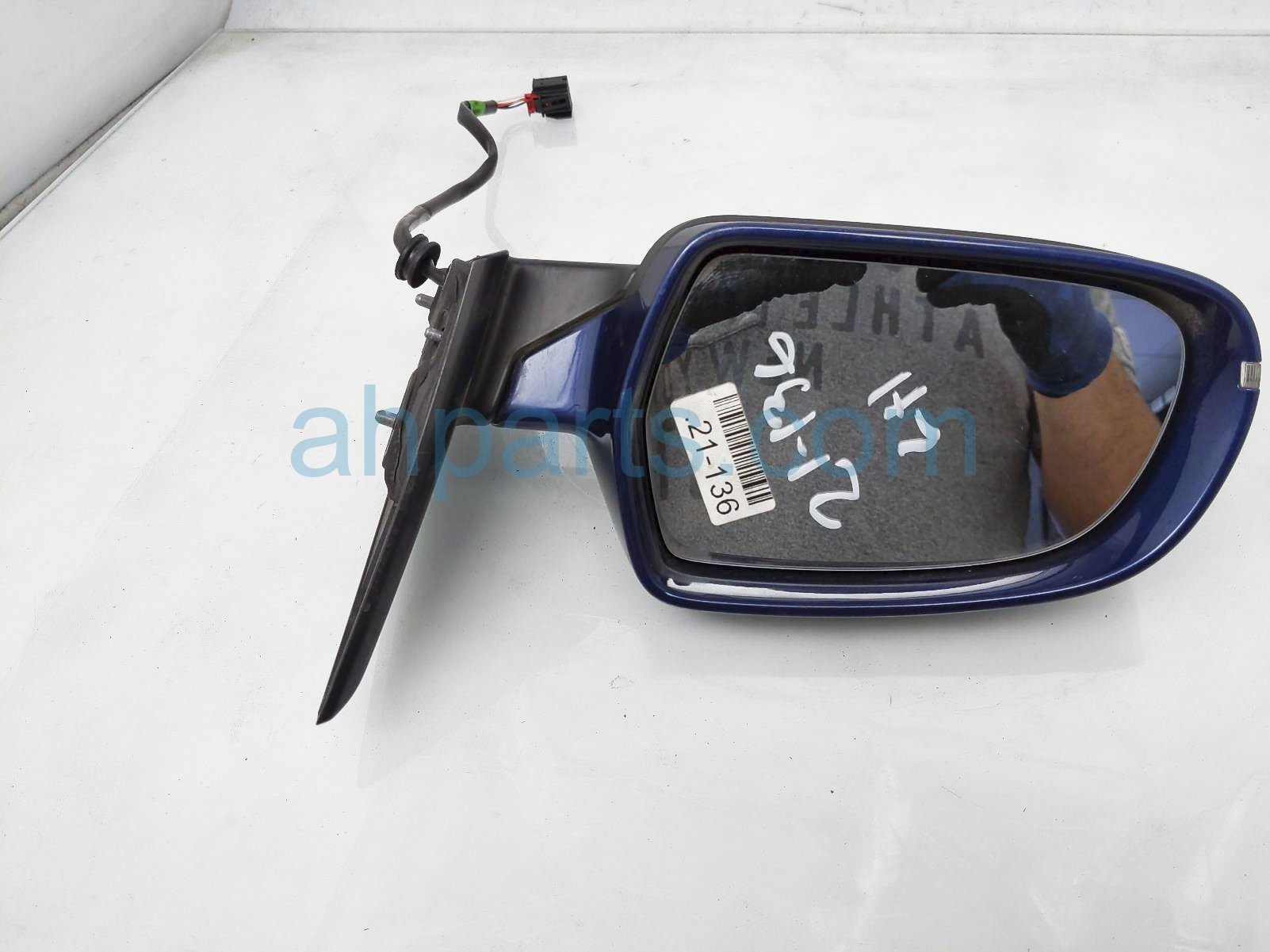 $125 Audi LH SIDE VIEW MIRROR - BLUE