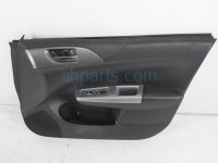 $80 Subaru FR/RH INTERIOR DOOR PANEL - BLACK