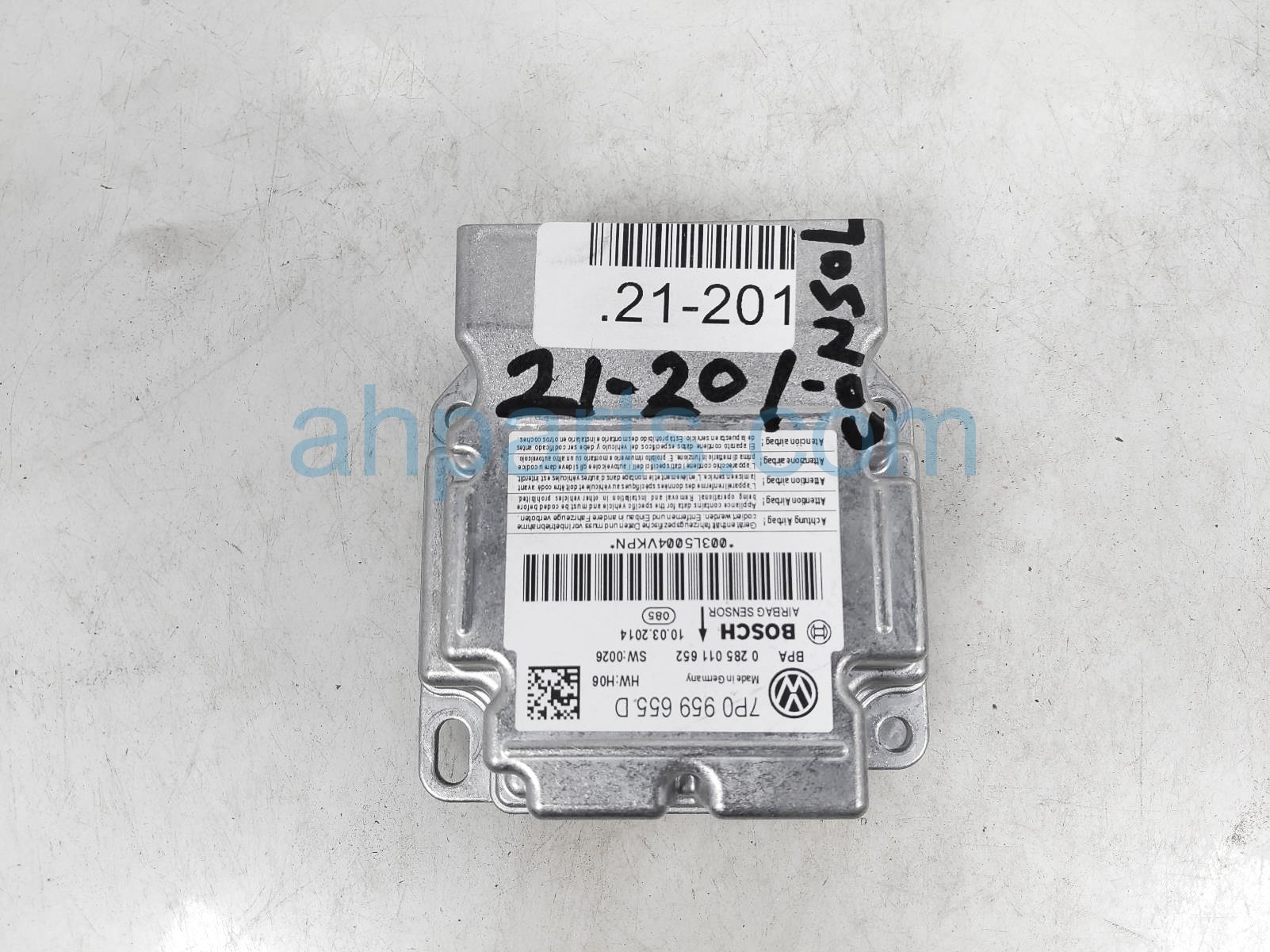 $79 Porsche SRS AIRBAG MODULE - BAD - BLOWN A/B $79 Porsche SRS AIRBAG MODULE - BAD - BLOWN A/B