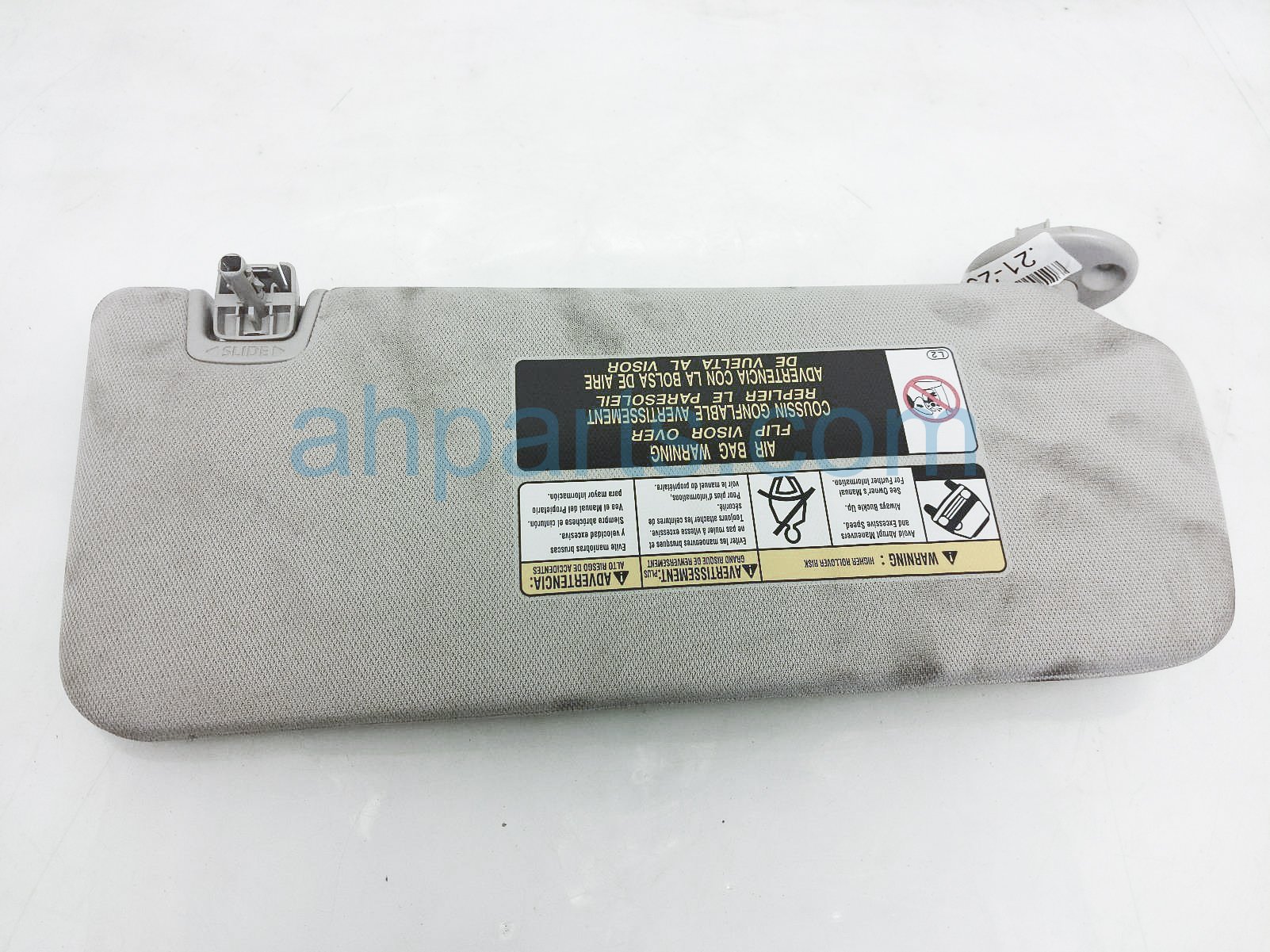 $50 Toyota RH SUN VISOR - GREY $50 Toyota RH SUN VISOR - GREY