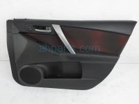 $110 Mazda FR/RH INTERIOR DOOR PANEL - BLACK HT