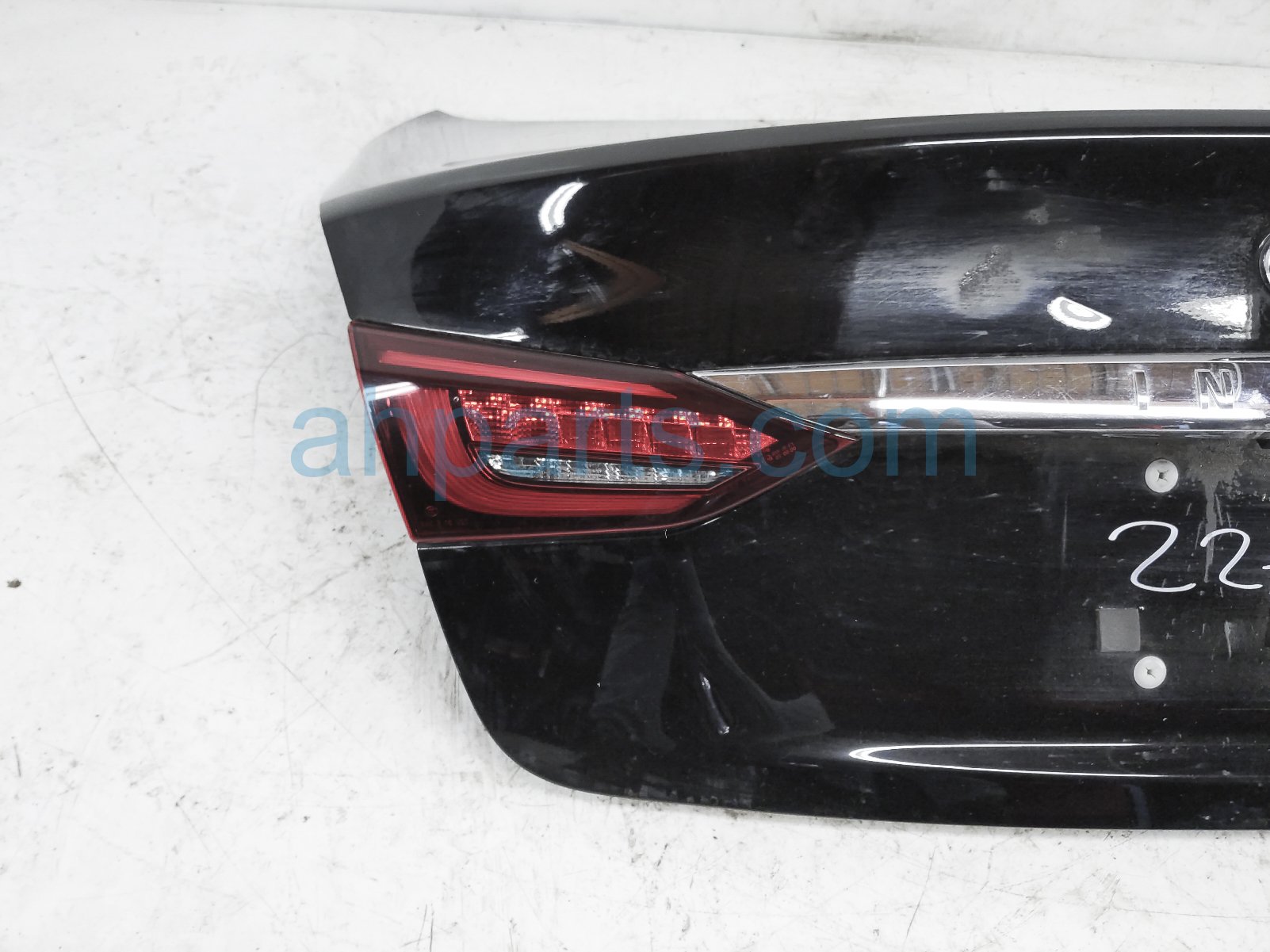$439 Infiniti TRUNK / DECKLID - BLACK - KH3 $439 Infiniti TRUNK / DECKLID - BLACK - KH3