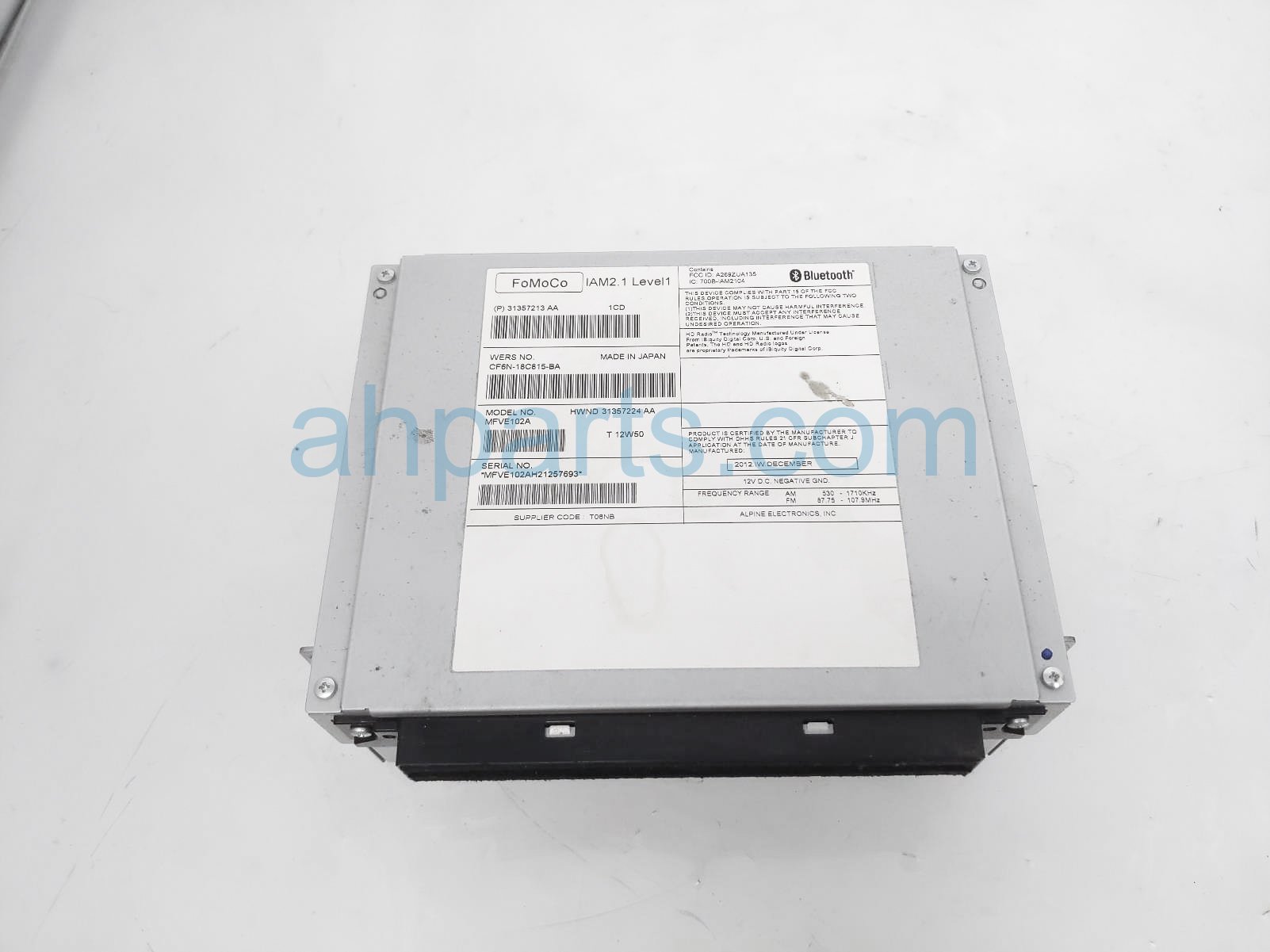 $30 Volvo AUDIO RECEIVER UNIT $30 Volvo AUDIO RECEIVER UNIT