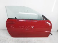 $225 BMW RH DOOR - RED - NO MIRROR/TRIM PANEL