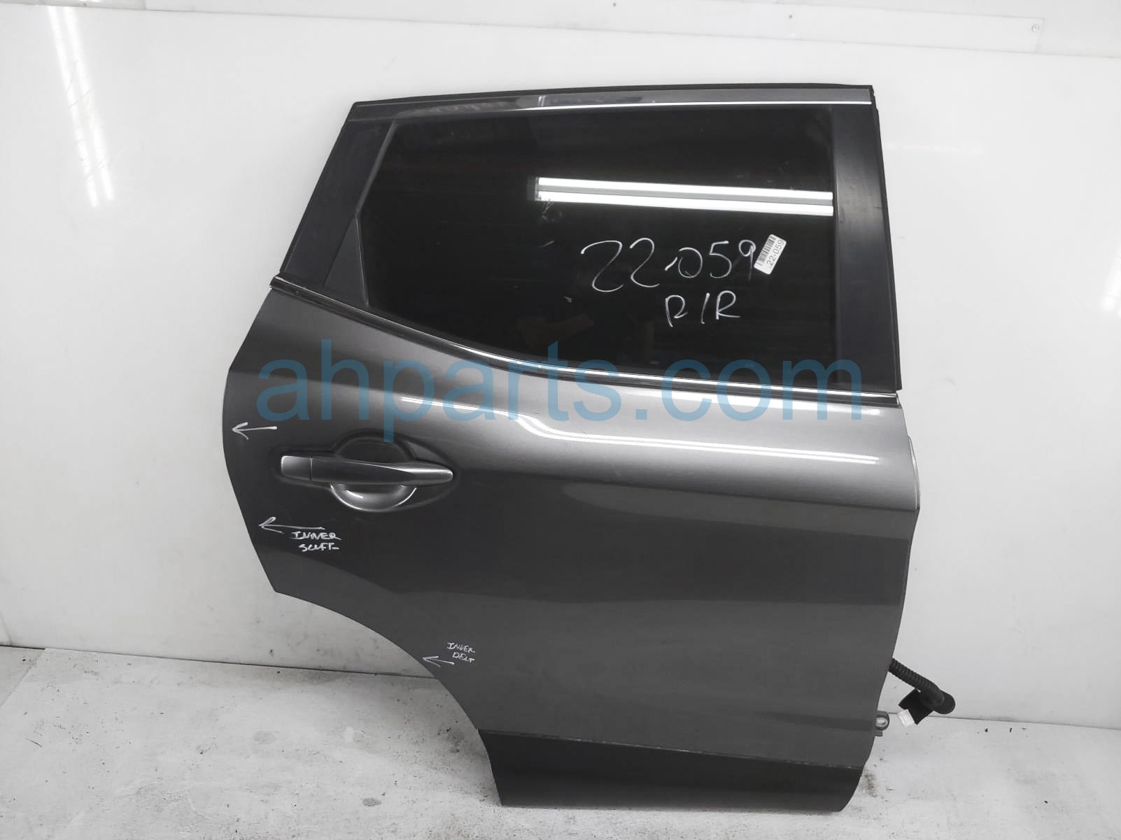 $425 Nissan RR/RH DOOR - GREY - NO INSIDE TRIM* $425 Nissan RR/RH DOOR - GREY - NO INSIDE TRIM*