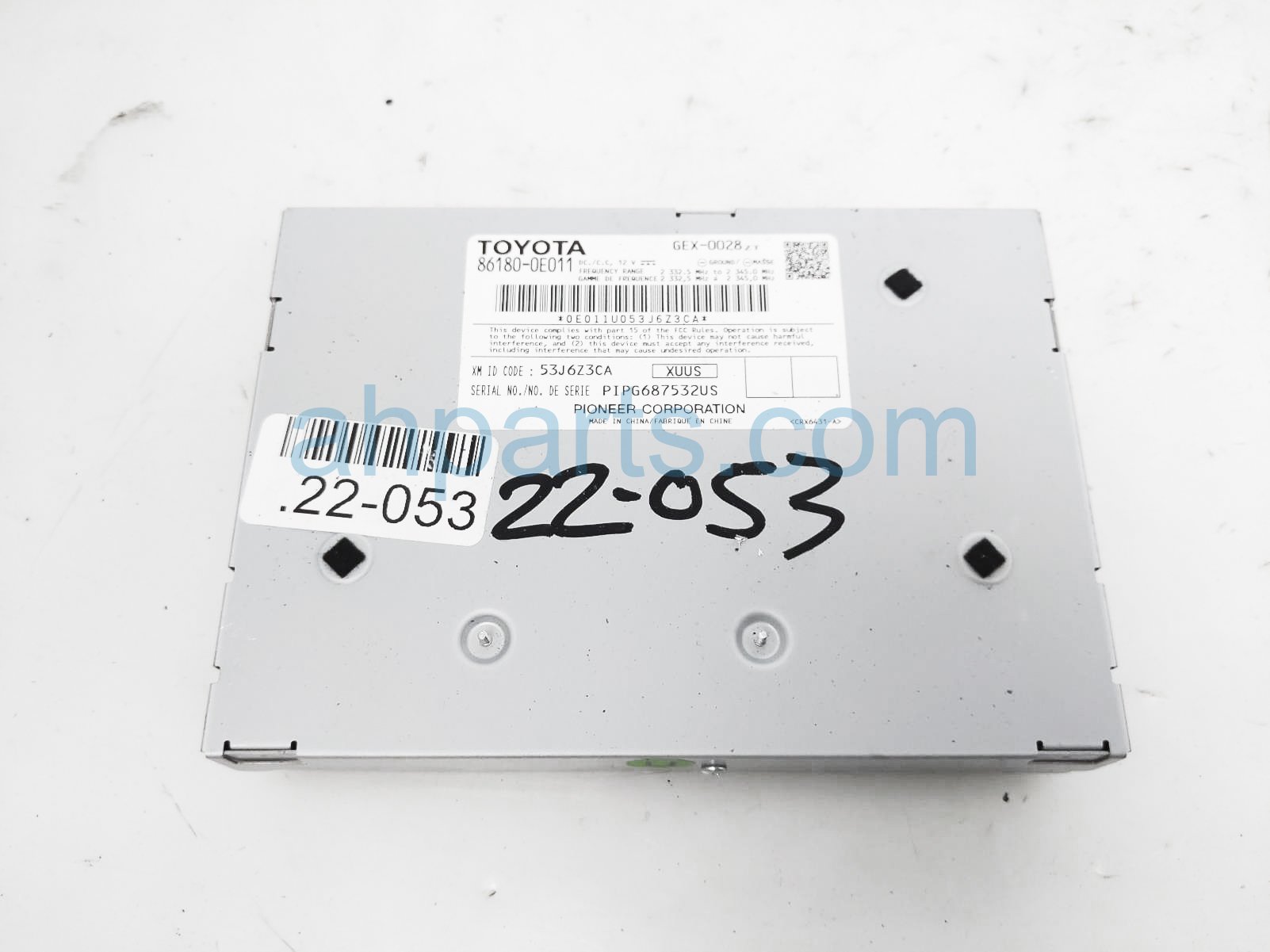 $45 Toyota SATELLITE RADIO TUNER $45 Toyota SATELLITE RADIO TUNER