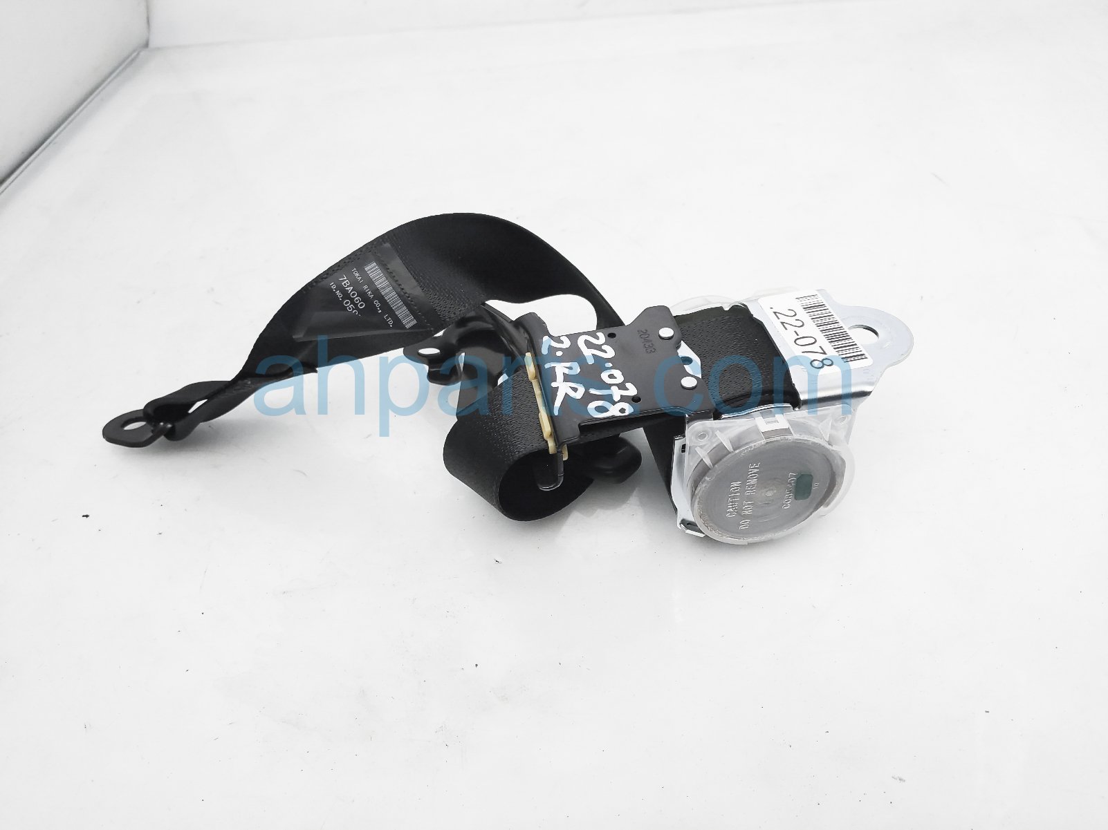 $60 Toyota 2ND ROW RH SEAT BELT - BLACK $60 Toyota 2ND ROW RH SEAT BELT - BLACK