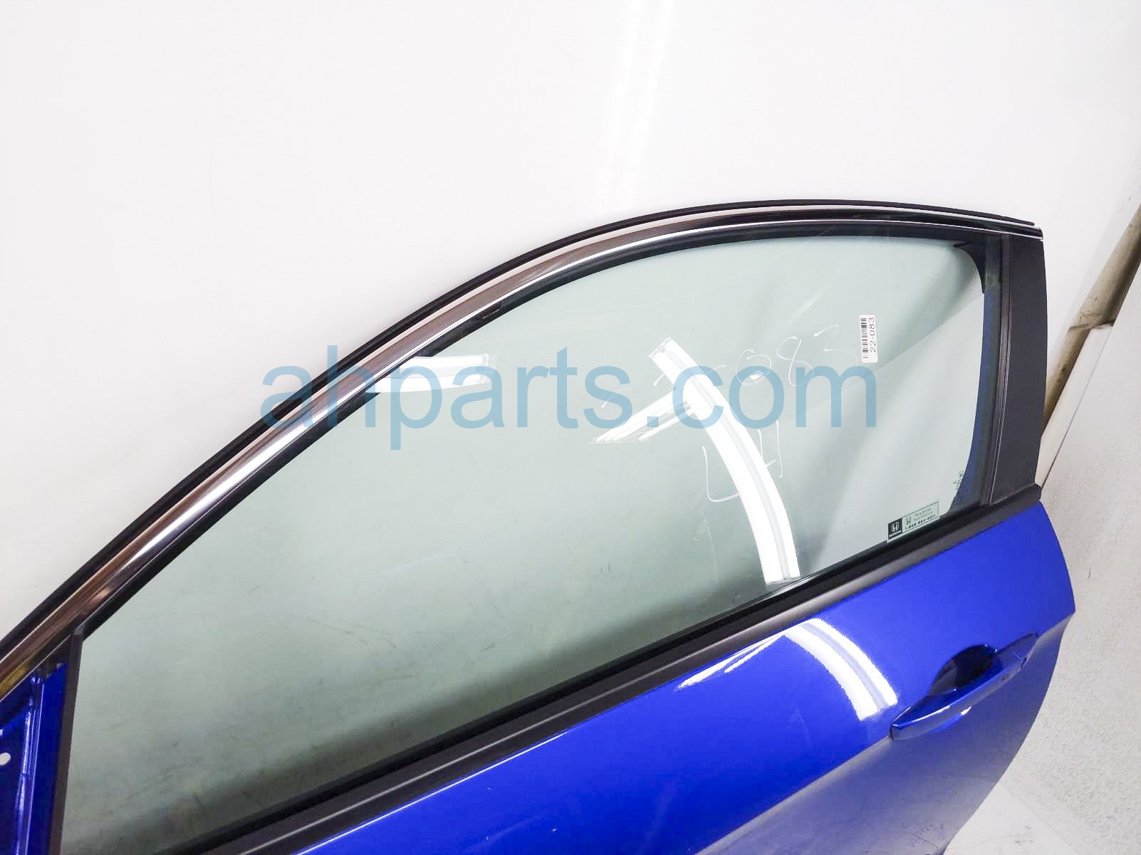 Sold 2018 Honda Civic Front Driver Door - Blue - No Mirror/trim 67050-TBG- A00ZZ