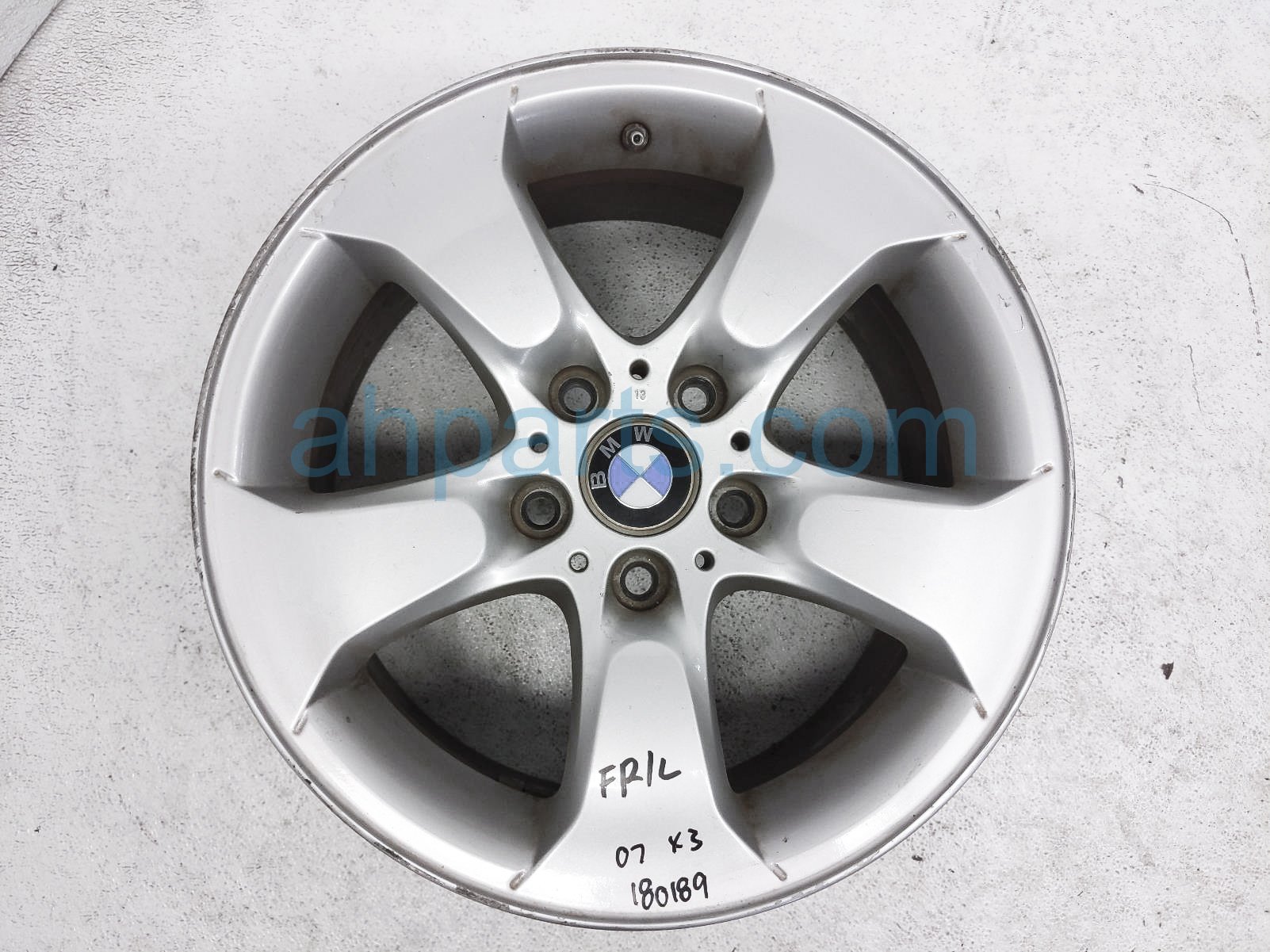 $75 BMW FR/LH WHEEL / RIM (17 INCH) $75 BMW FR/LH WHEEL / RIM (17 INCH)
