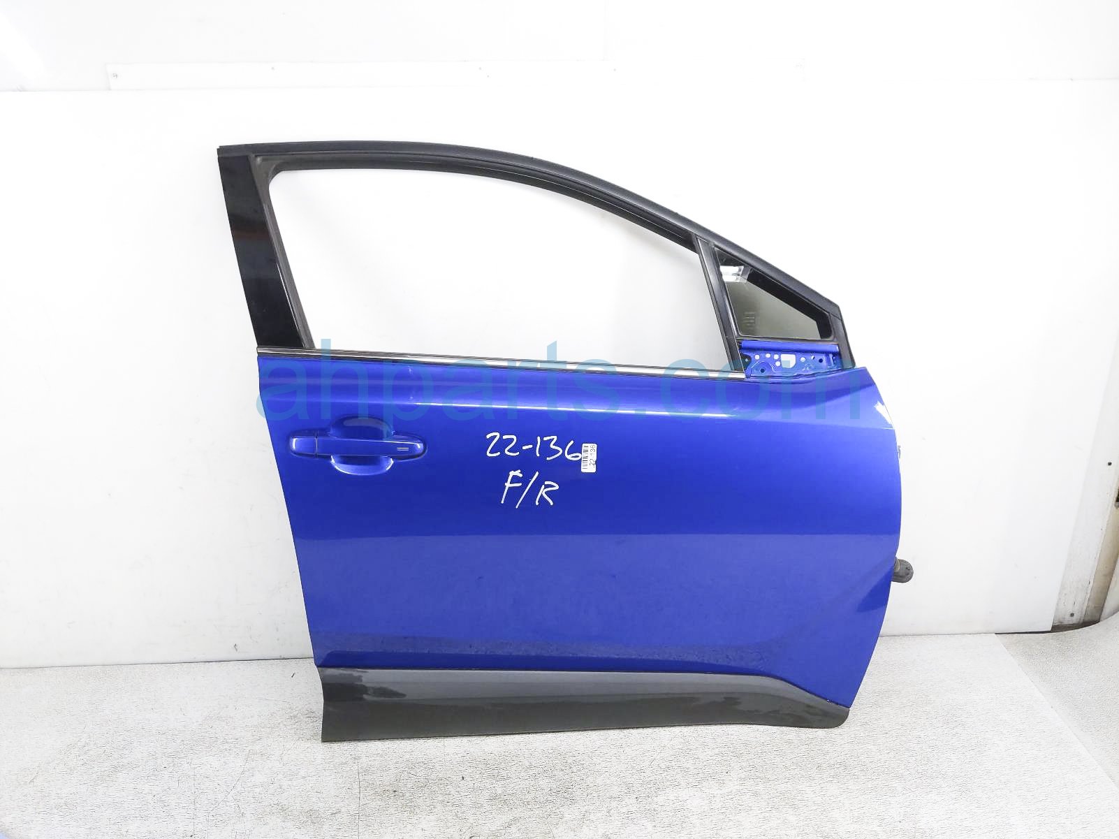 $545 Toyota FR/RH DOOR - BLUE - NO MIRROR/TRIM $545 Toyota FR/RH DOOR - BLUE - NO MIRROR/TRIM