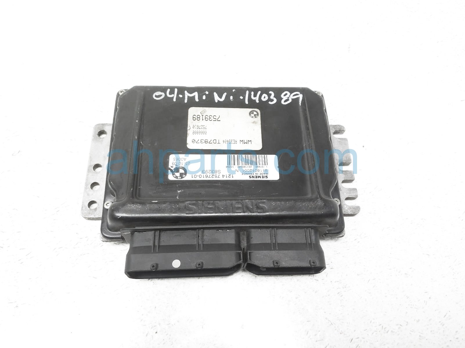 Sold 2004 BMW Mini Cooper Ecu Control / Engine Computer Module Unit  12-14-7-539-189,