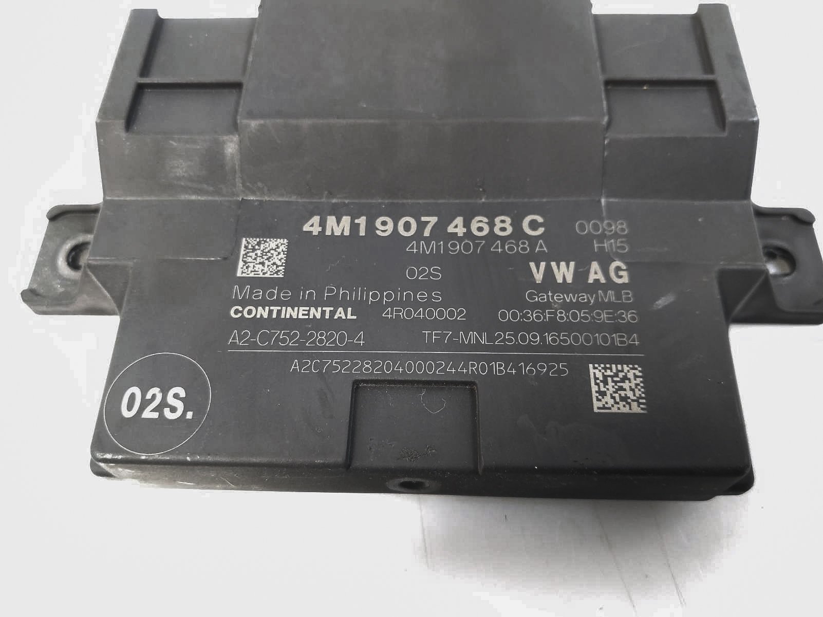 2017-2018 Audi A4 Gateway Control Module Unit 4M1-907-468-A