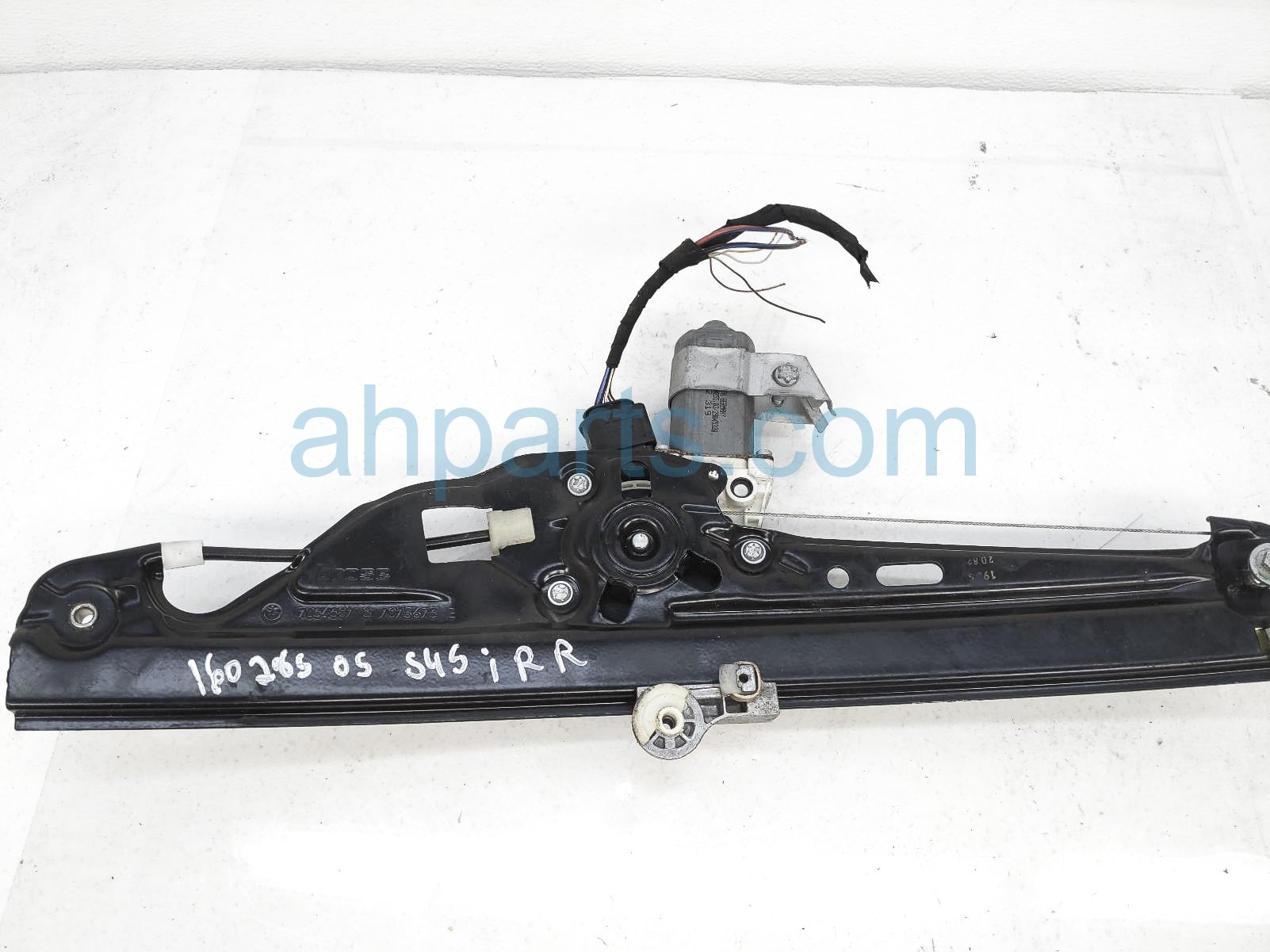 $50 BMW RR/RH DOOR WINDOW REGULATOR & MOTOR $50 BMW RR/RH DOOR WINDOW REGULATOR & MOTOR