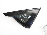 $125 Acura RH QUARTER WINDOW GLASS - BLACK
