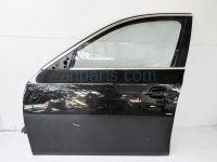 $150 BMW FR/LH DOOR - BLACK - NO MIRROR/PANEL