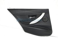 $75 BMW RR/LH INTERIOR DOOR PANEL - BLACK