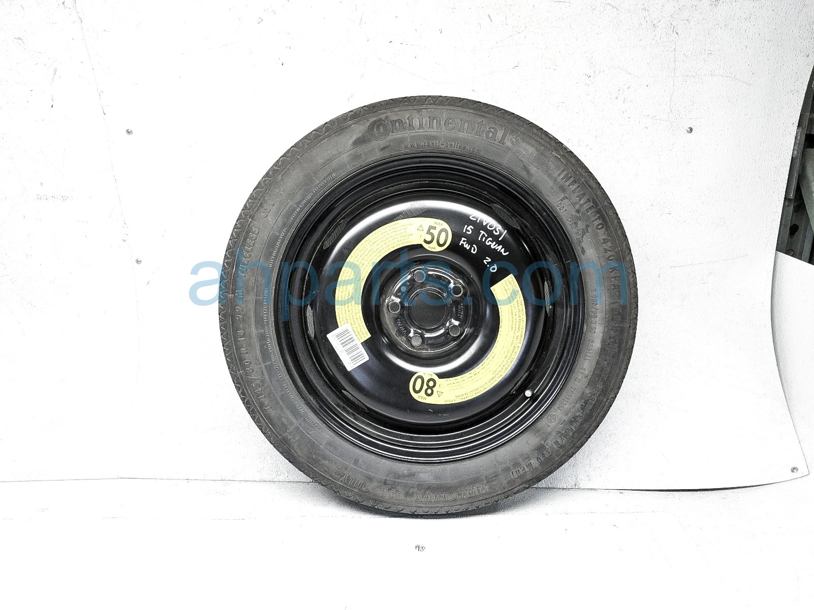 $70 Volkswagen T145/80R18 SPARE DONUT WHEEL & TIRE $70 Volkswagen T145/80R18 SPARE DONUT WHEEL & TIRE