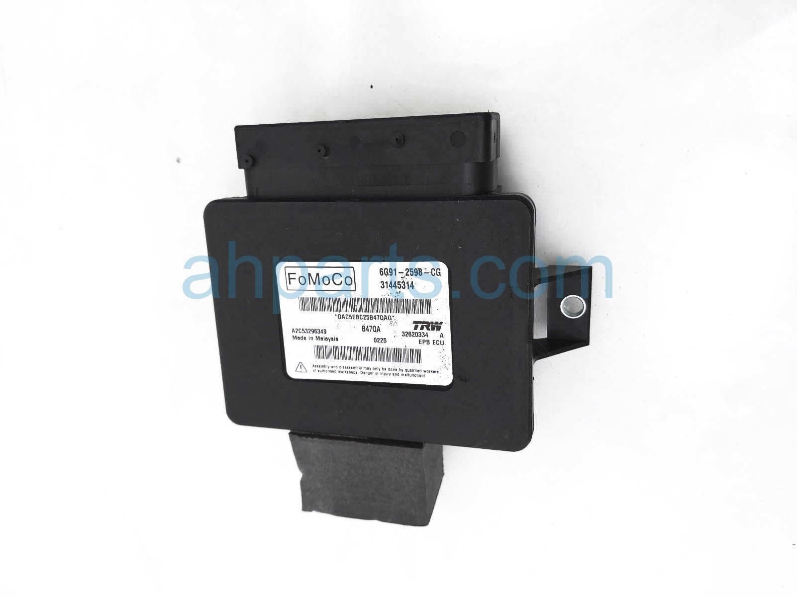 Sold 2016 Volvo S60 Parking Brake Control Module Unit 31445314