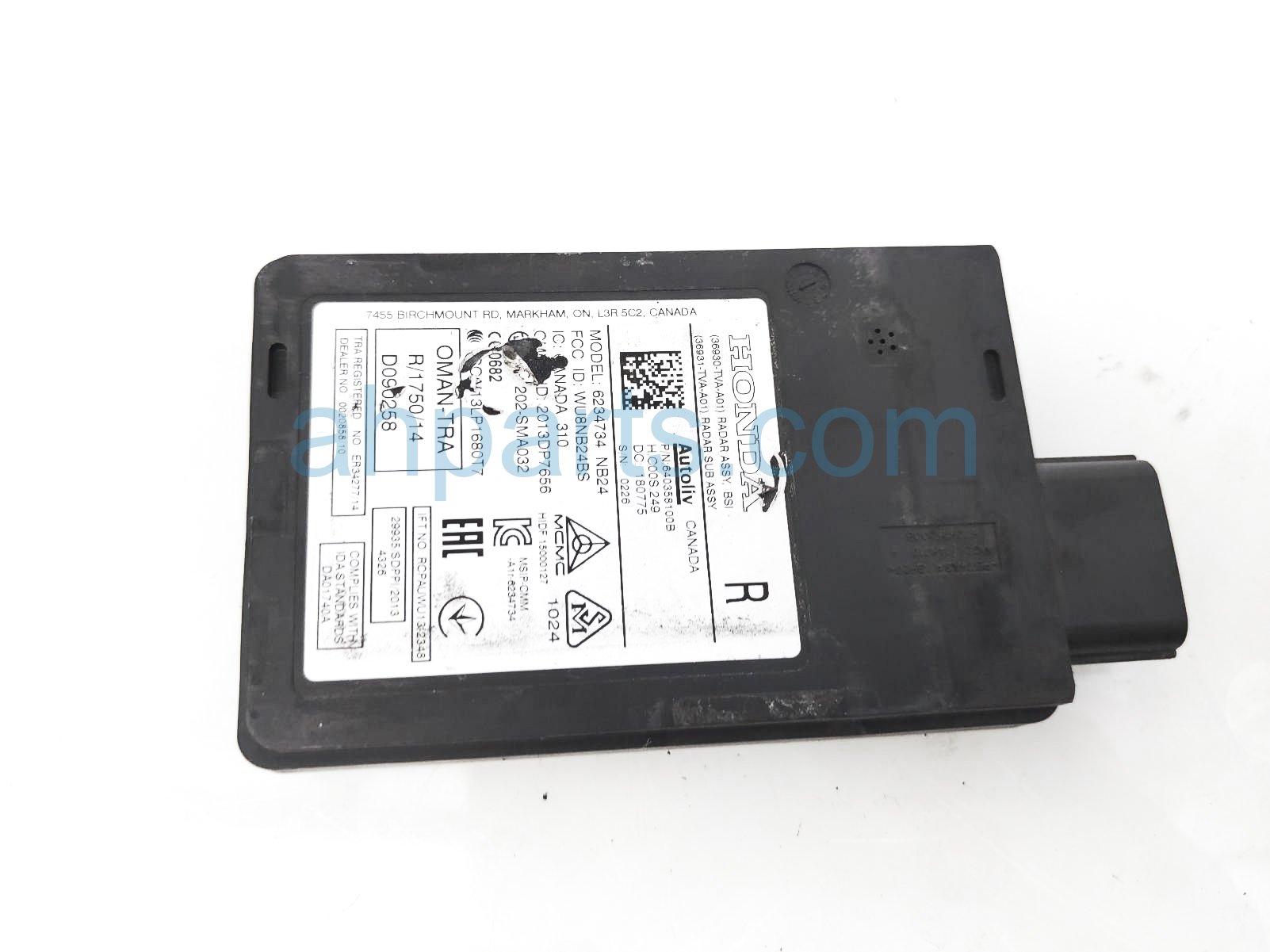 $125 Honda RH BLIND SPOT RADAR ASSY $125 Honda RH BLIND SPOT RADAR ASSY