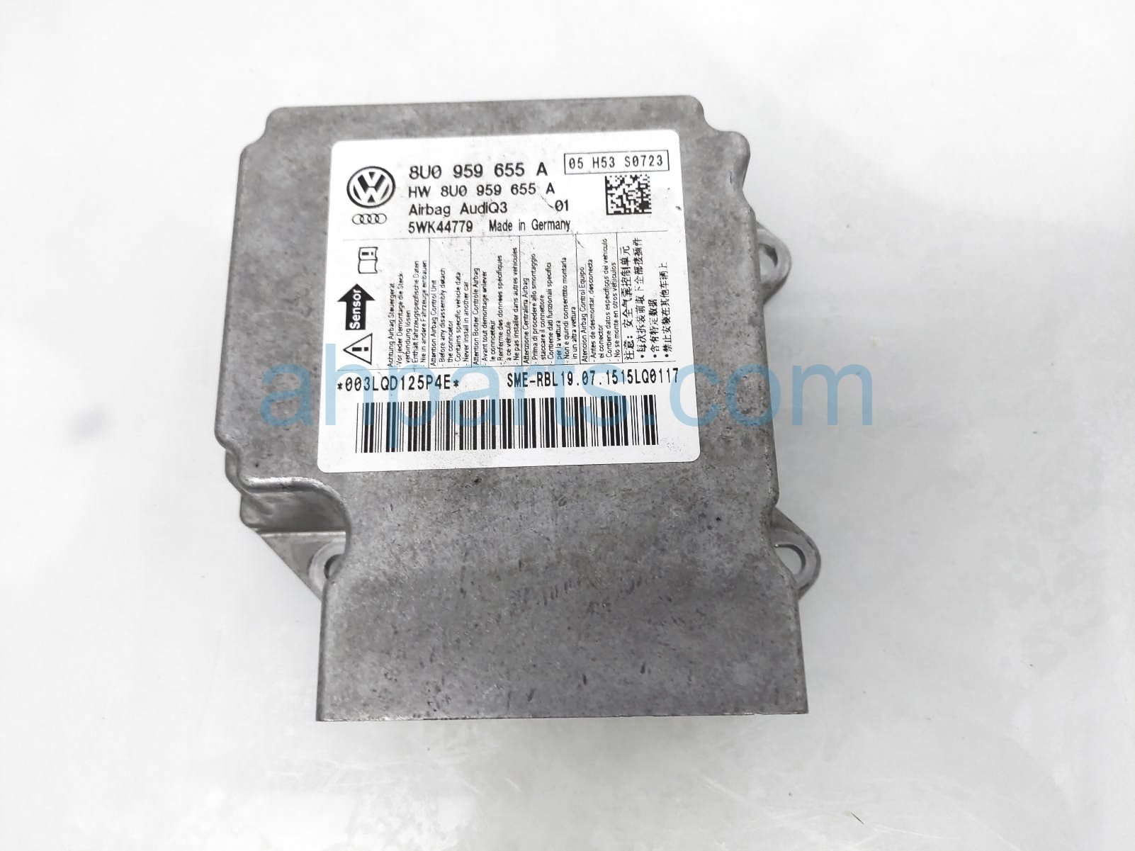 $50 Audi SRS AIRBAG MODULE - BAD - BLOWN A/B $50 Audi SRS AIRBAG MODULE - BAD - BLOWN A/B