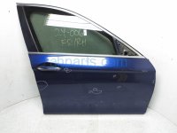 $325 BMW FR/RH DOOR - BLUE - NO MIRROR/TRIM