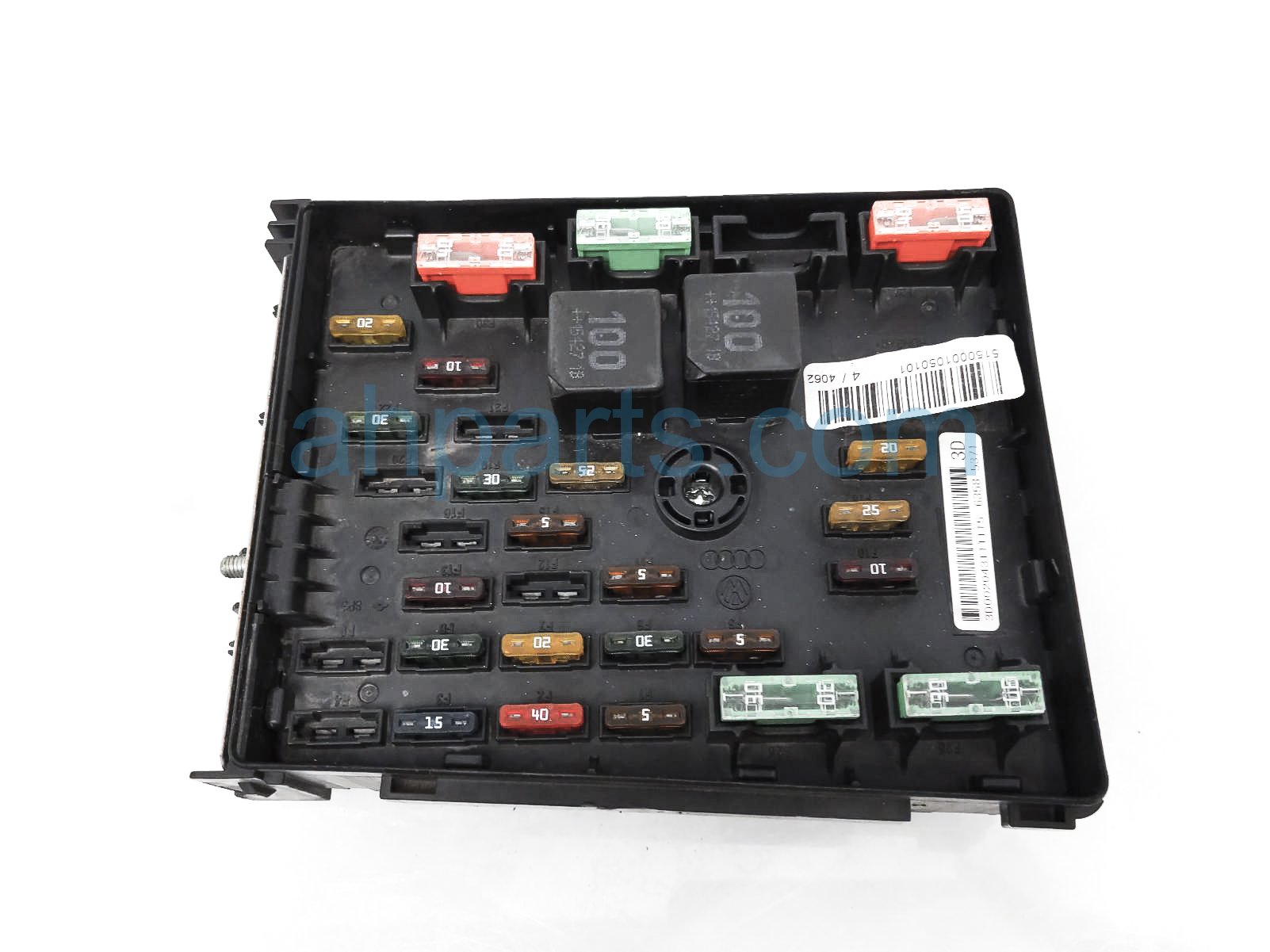 $100 Audi FUSE BOX ASSY - 2.0L PREMIUM PLUS $100 Audi FUSE BOX ASSY - 2.0L PREMIUM PLUS