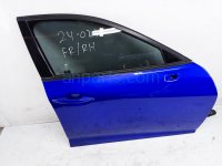 $1250 Acura FR/RH DOOR - BLUE - NO MIRROR/TRIM