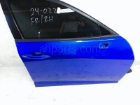 $1250 Acura FR/RH DOOR - BLUE - NO MIRROR/TRIM