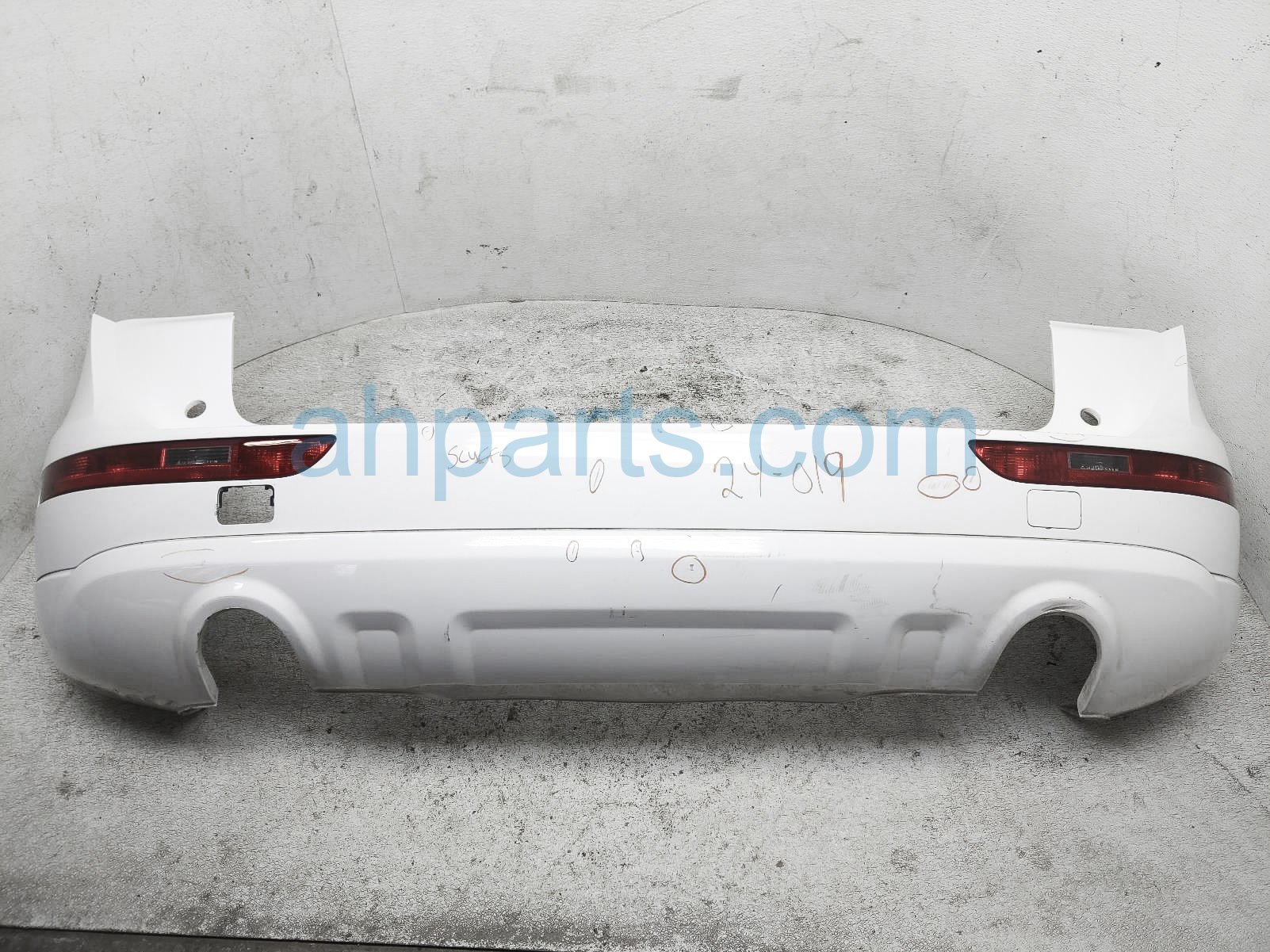 $400 Audi REAR BUMPER COVER - WHITE