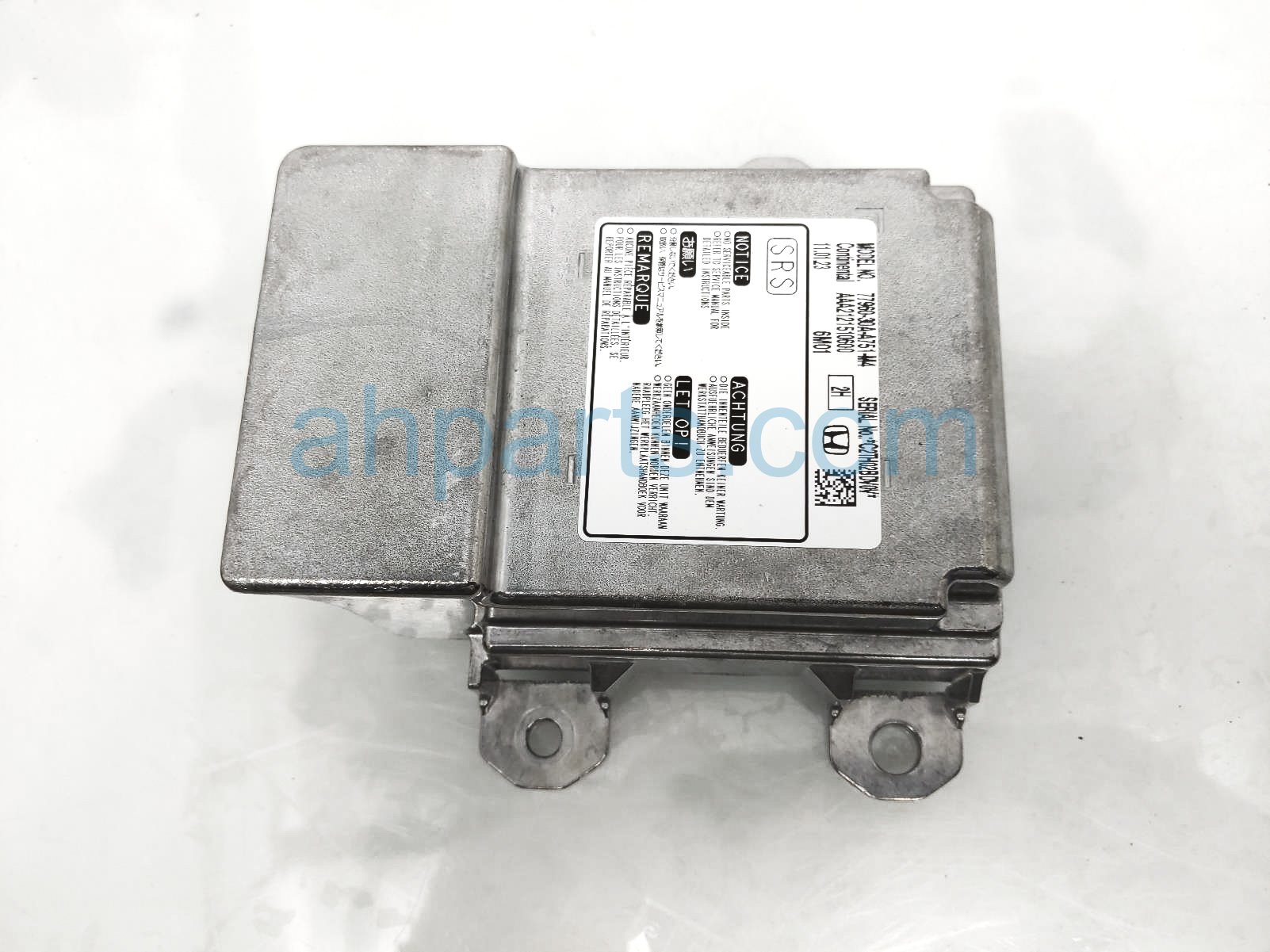 $75 Honda SRS AIRBAG MODULE - BAD - BLOWN A/B $75 Honda SRS AIRBAG MODULE - BAD - BLOWN A/B